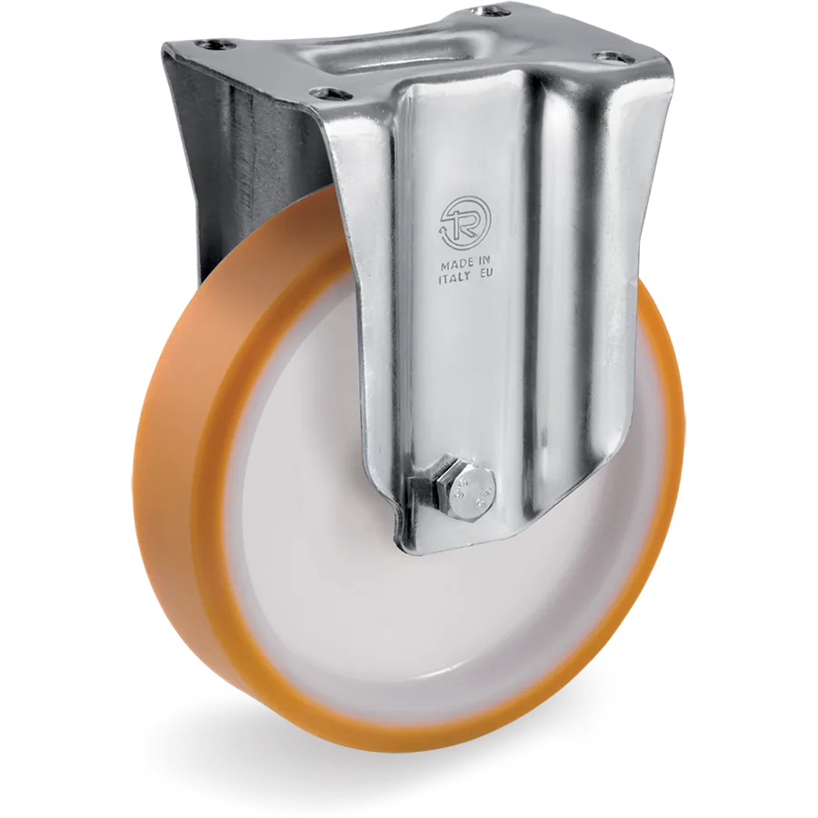 Tellure Rôta 665905 – TR polyurethane fixed castor Ø175×40 mm