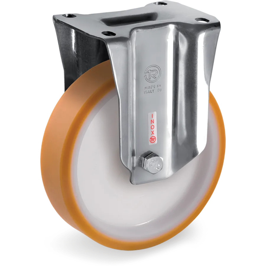 Tellure Rôta 667416 – TR polyurethane fixed castor Ø200×50 mm