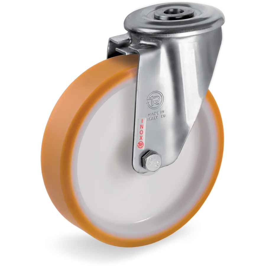 Tellure Rôta 668004 – TR polyurethane swivel castor Ø150×40 mm