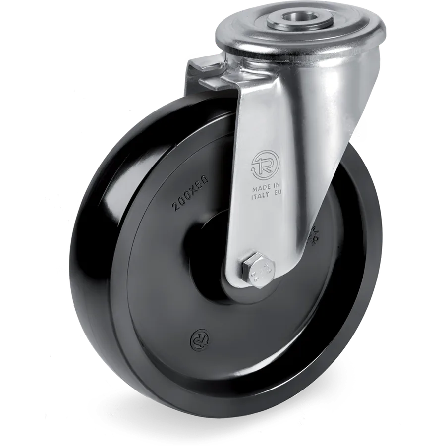 Tellure Rôta 676101 – Rueda giratoria de resina termoendurente Ø80×35 mm