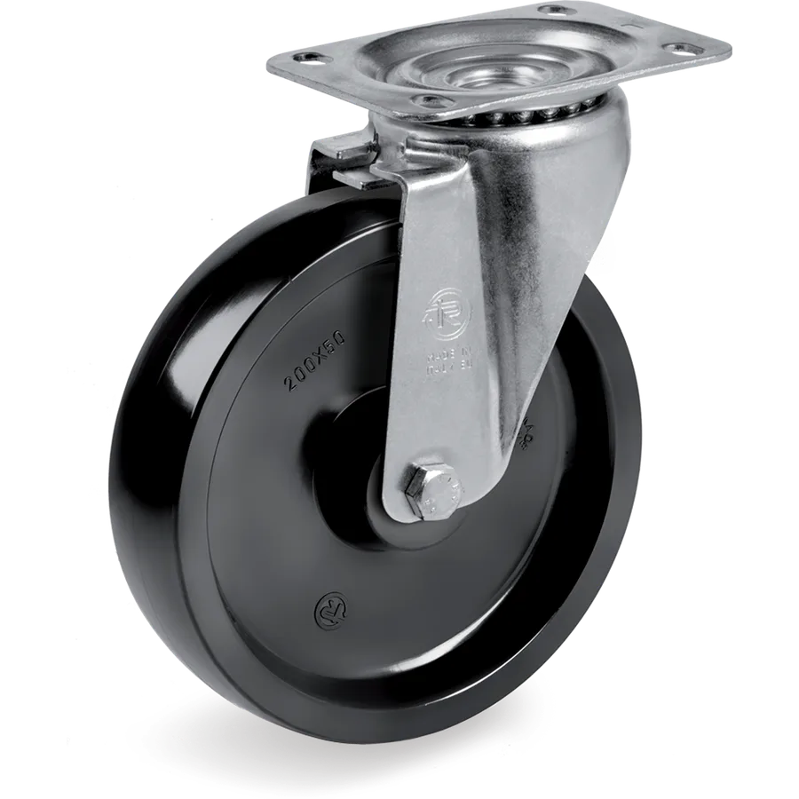 Tellure Rôta 677102 – Rueda giratoria de resina termoendurente Ø100×35 mm