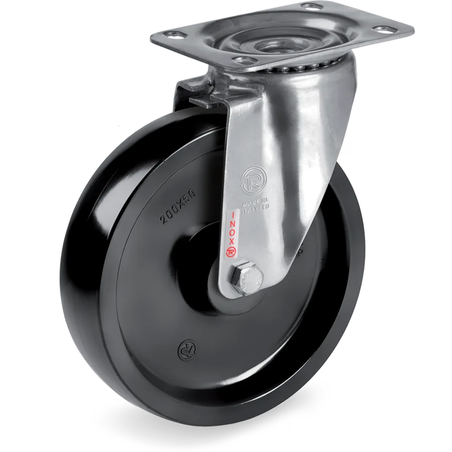 Tellure Rôta 677901 – Rueda giratoria de resina termoendurente Ø80×35 mm
