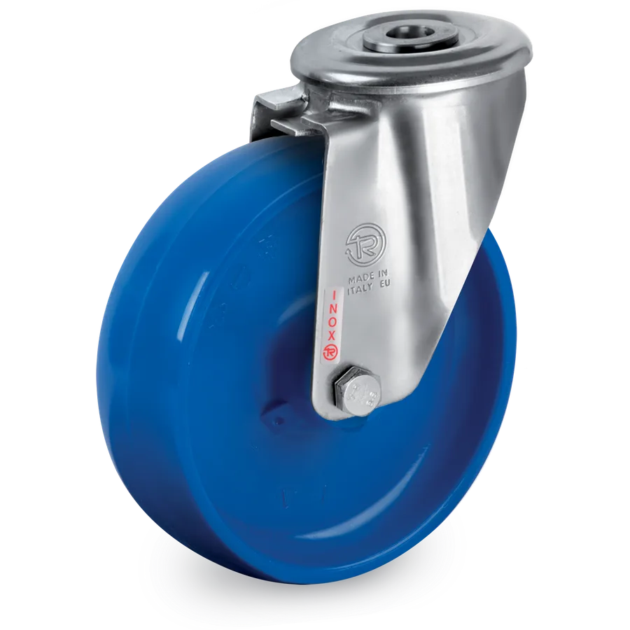 Tellure Rôta 685801BLU – Rueda giratoria de poliamida 6 Ø80×30 mm