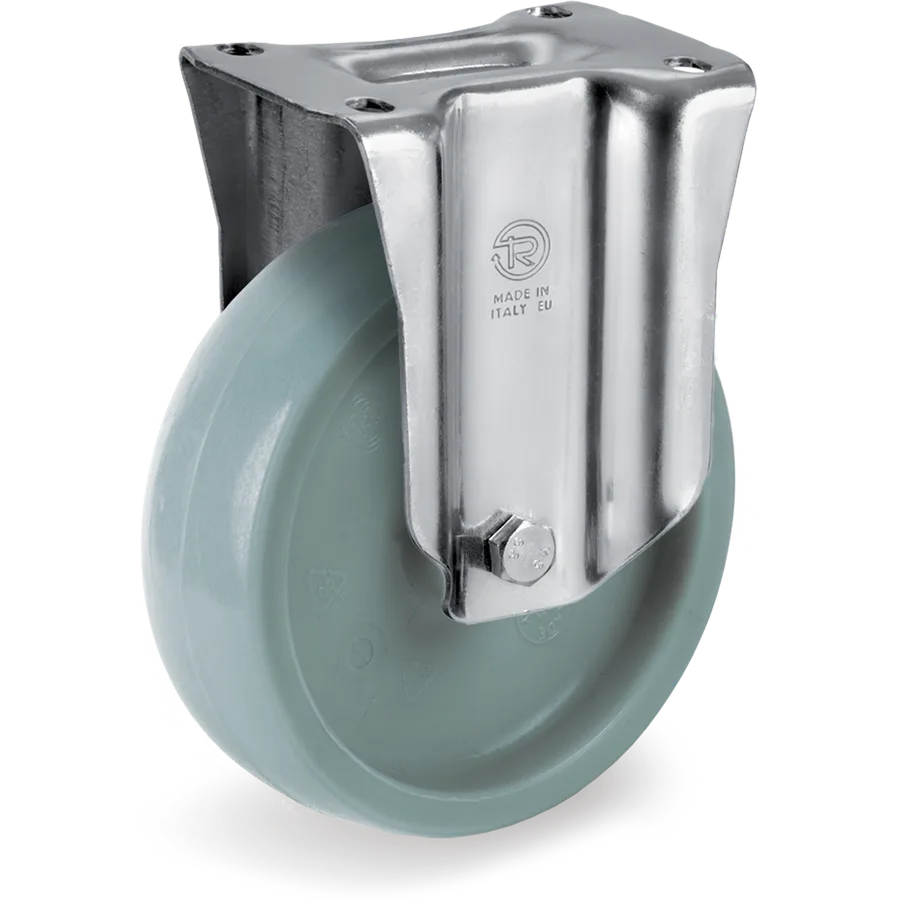 Tellure Rôta 685103GRY – Polyamide 6 fixed castor Ø125×38 mm