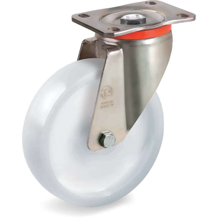 Tellure Rôta 687522 – Rueda giratoria de poliamida 6 Ø100×35 mm