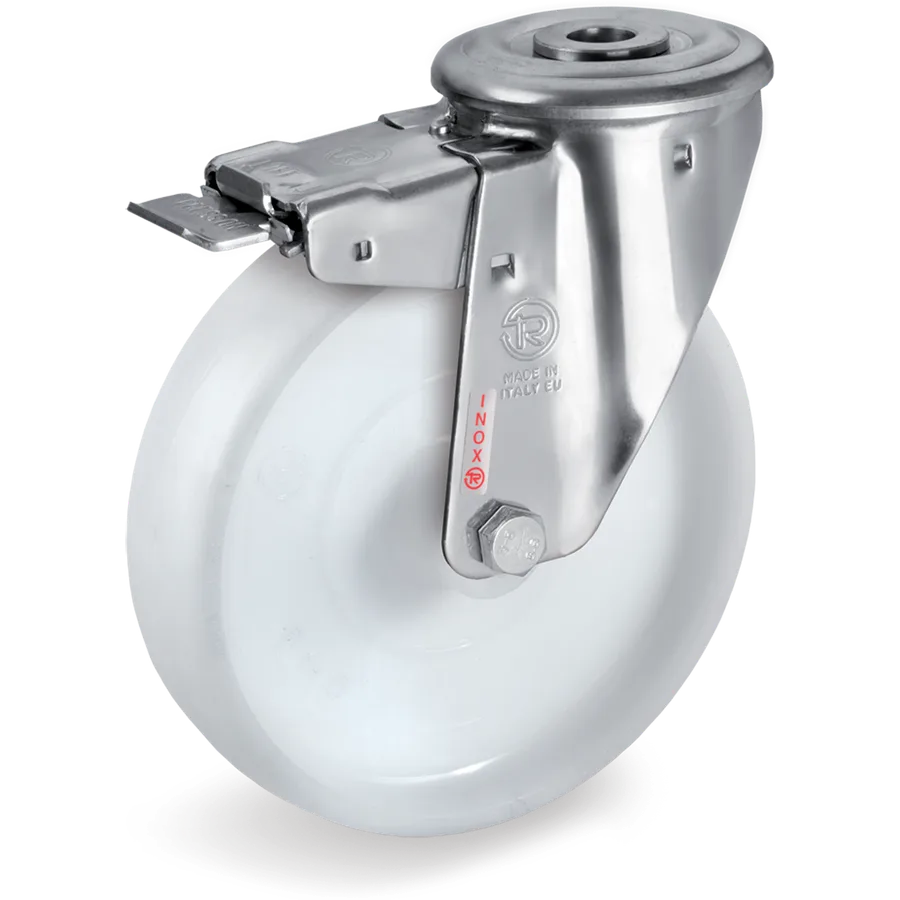 Tellure Rôta 686021 – Polyamide 6 swivel castor Ø80×30 mm with brake