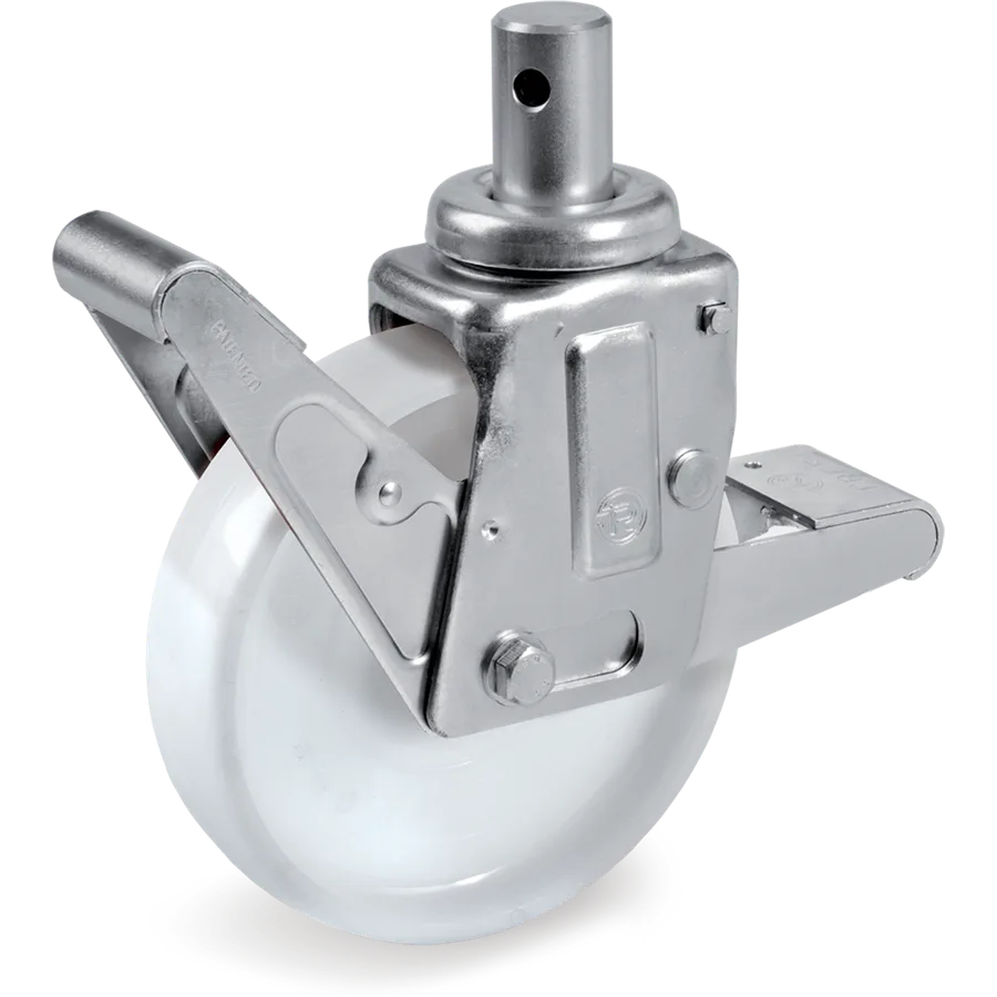 Tellure Rôta 689513 – Polyamide 6 swivel castor Ø125×38 mm with brake