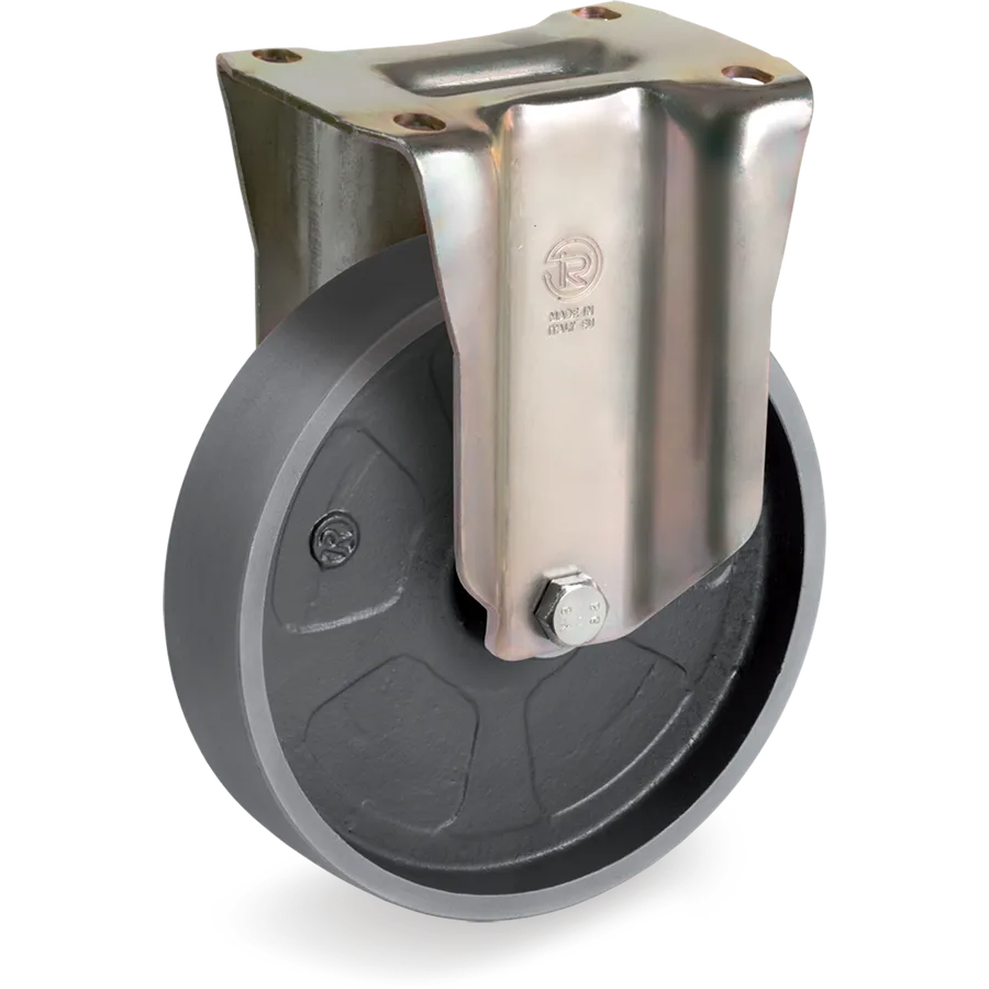Tellure Rôta 698506 – Rueda fija de hierro fundido Ø200×45 mm