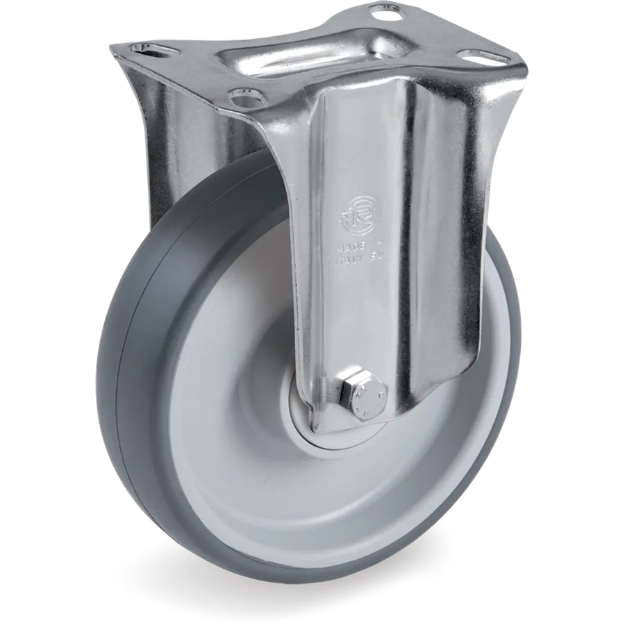 Tellure Rôta 714810 – Rueda fija de goma termoplástica Ø160×50 mm