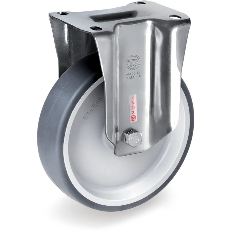 Tellure Rôta 715301 – Rueda fija de goma termoplástica Ø80×30 mm