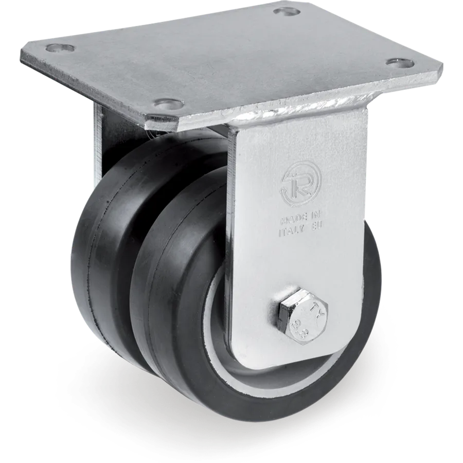 Tellure Rôta 728163 – Rueda fija de goma elástica Ø125 mm