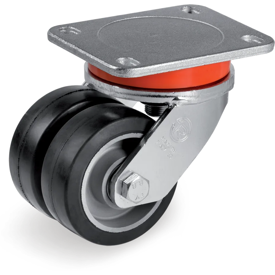 Tellure Rôta 728062 – Elastic rubber swivel castor Ø100 mm