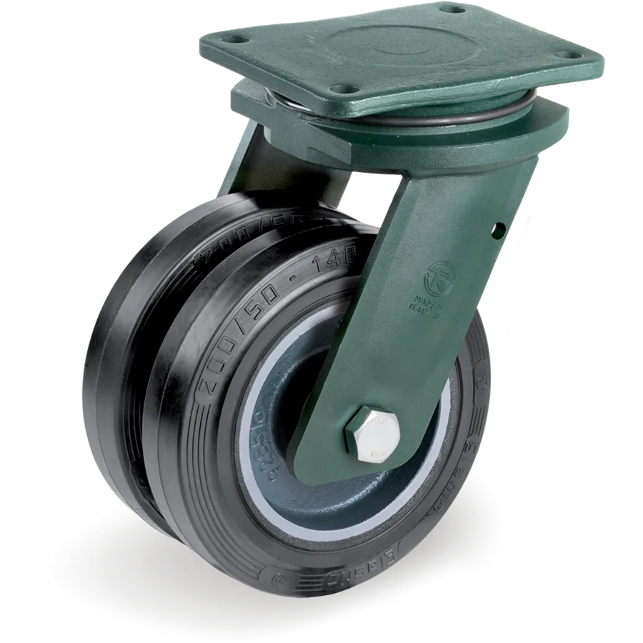 Tellure Rôta 728074 – Rueda giratoria de goma elástica Ø150 mm