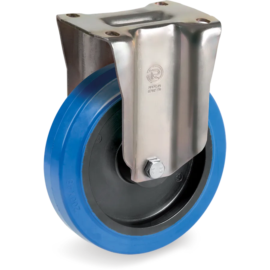 Tellure Rôta 736104AE – Rueda fija de goma elástica Ø160×48 mm
