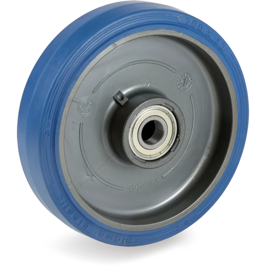Tellure Rôta 732103 – Elastic rubber wheel Ø125×40 mm