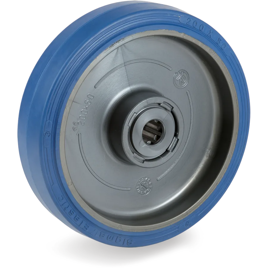 Tellure Rôta 733104 – Elastic rubber wheel Ø160×50 mm