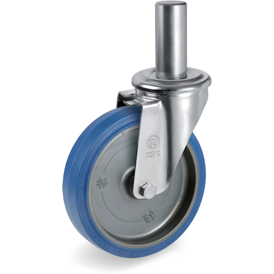 Tellure Rôta 738704 – Elastic rubber swivel castor Ø160×50 mm