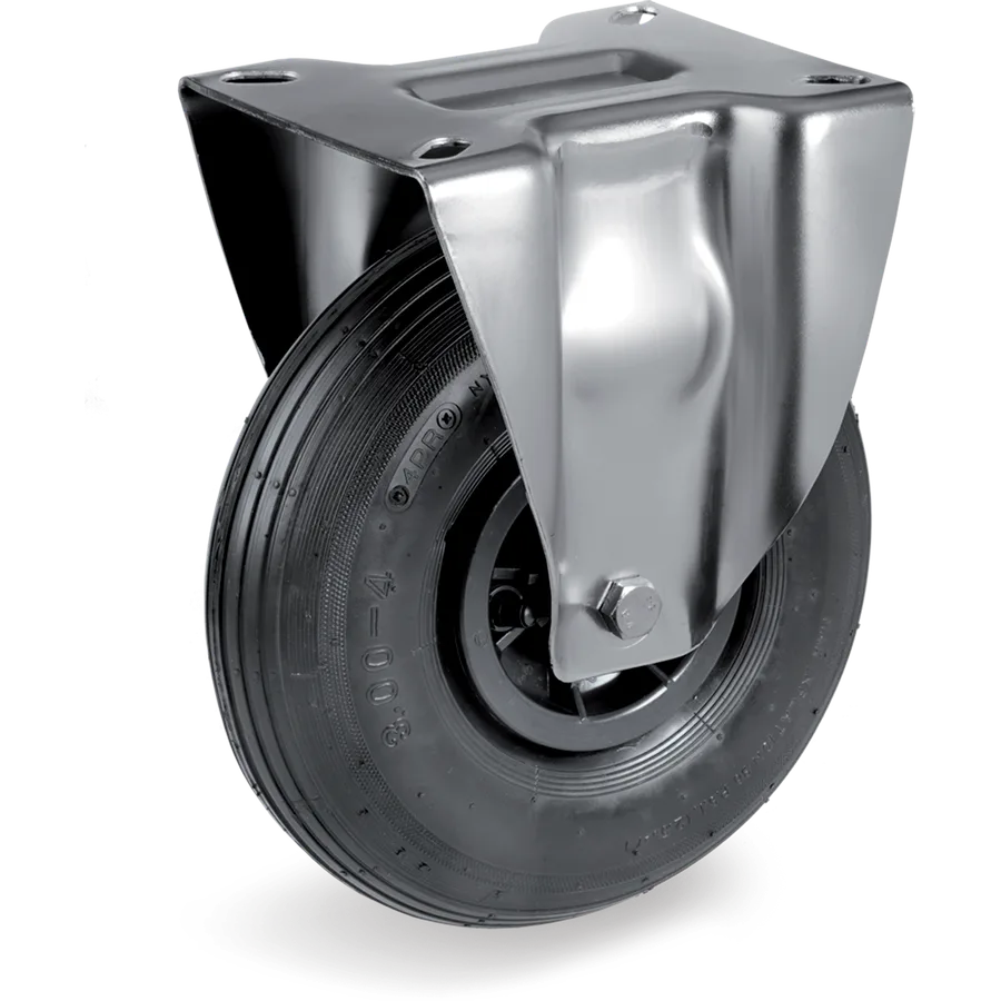 Tellure Rôta 826601 – Pneumatic rubber fixed castor Ø260×85 mm