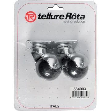 Rueda giratoria de goma Ø40 mm