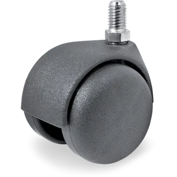 Polyamide 6 swivel castor Ø35×39 mm