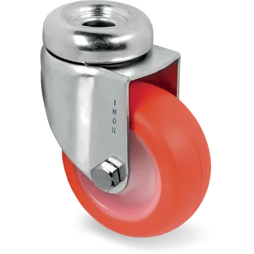 Thermoplastic polyurethane swivel castor Ø75×23 mm