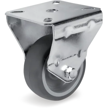 Rueda fija de goma termoplástica Ø40×18 mm