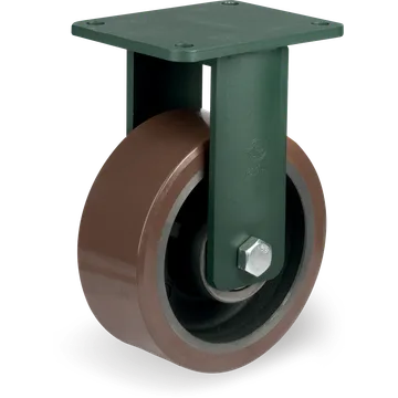 TR-PowerHigh polyurethane fixed castor Ø200×78 mm