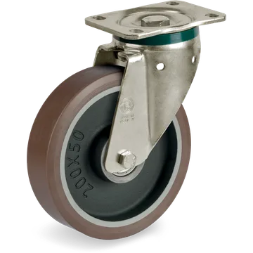 TR-PowerHigh polyurethane swivel castor Ø160×50 mm