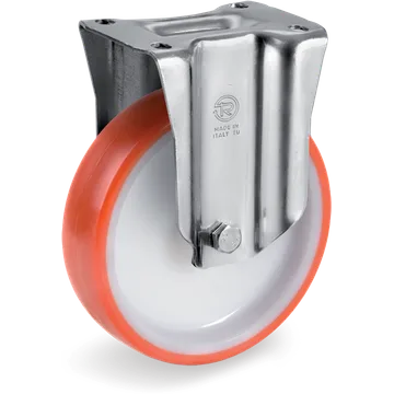 Thermoplastic polyurethane fixed castor Ø200×50 mm