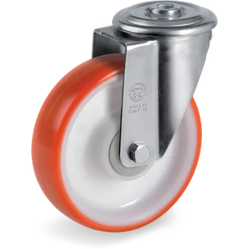 Thermoplastic polyurethane swivel castor Ø150×45 mm