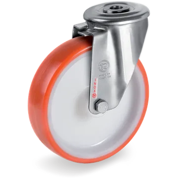 Rueda giratoria de poliuretano termoplástico Ø150×35 mm