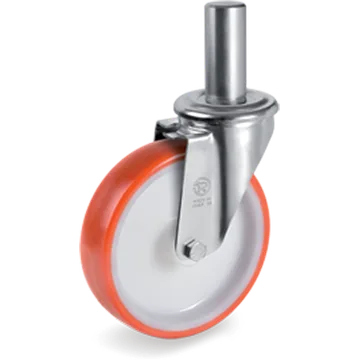 Thermoplastic polyurethane swivel castor Ø150×45 mm