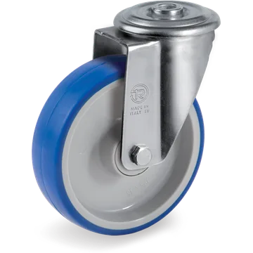 Thermoplastic polyurethane swivel castor Ø125×35 mm