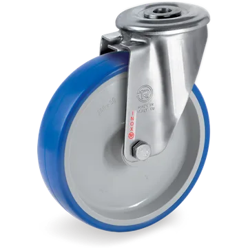 Rueda giratoria de poliuretano termoplástico Ø80×30 mm