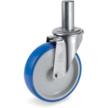 Thermoplastic polyurethane swivel castor Ø125×35 mm
