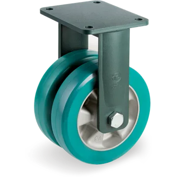 TR-Roll polyurethane fixed castor Ø160 mm