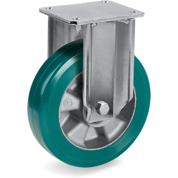TR-Roll polyurethane fixed castor Ø200×50 mm