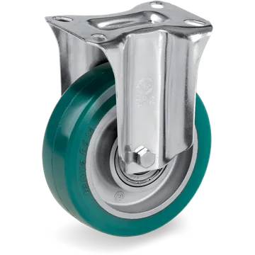 Rueda fija de poliuretano TR-Roll Ø125×40 mm