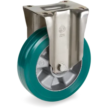 TR-Roll polyurethane fixed castor Ø200×50 mm
