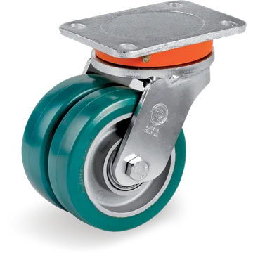 Rueda giratoria de poliuretano TR-Roll Ø125 mm