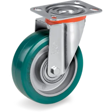 TR-Roll polyurethane swivel castor Ø160×50 mm