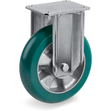 TR-Roll polyurethane fixed castor Ø200×50 mm