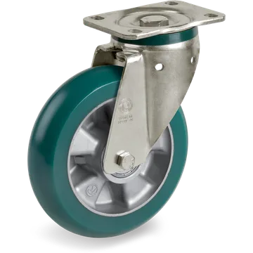 TR-Roll polyurethane swivel castor Ø160×50 mm