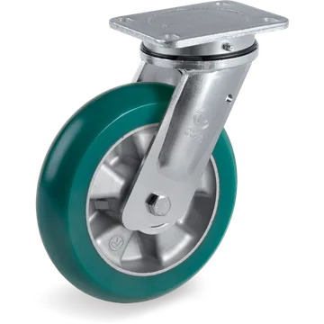 Rueda giratoria de poliuretano TR-Roll Ø125×40 mm