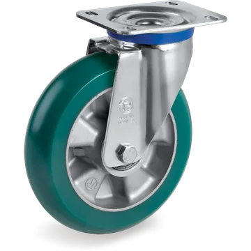 Rueda giratoria de poliuretano TR-Roll Ø160×50 mm