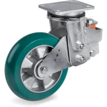 TR-Roll polyurethane swivel castor Ø160×50 mm