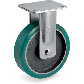Rueda fija de poliuretano TR-Roll Ø200×50 mm