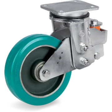 Rueda giratoria de poliuretano TR-Roll Ø200×50 mm