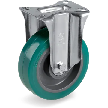 TR-Roll polyurethane fixed castor Ø200×50 mm