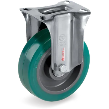 Rueda fija de poliuretano TR-Roll Ø100×40 mm